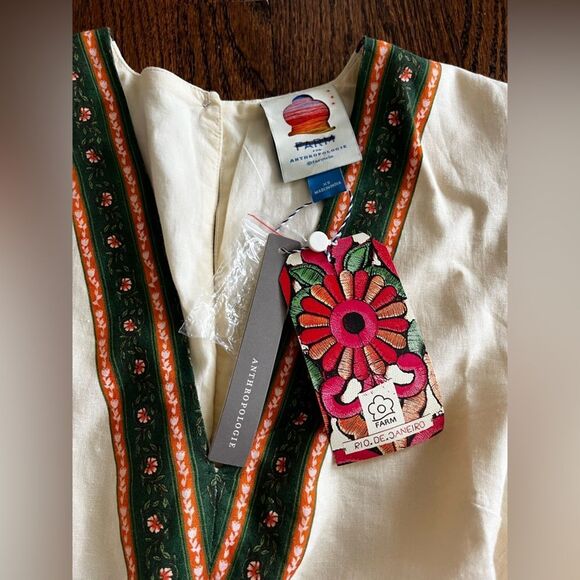 Farm Rio x Anthropologie Palm V-
Neck Midi Dress size XS - Picture 8 of 8